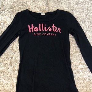 Navy Hollister Long Sleeve Tee